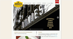 Desktop Screenshot of anniescafebar.com